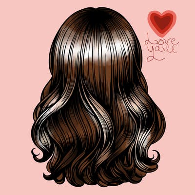 hair relistic  girl