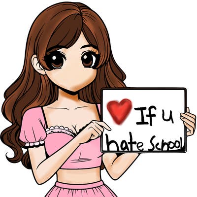 realistic pretty girl holding blank sign