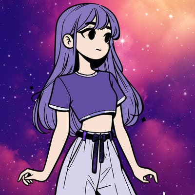 girl in a cute crop top