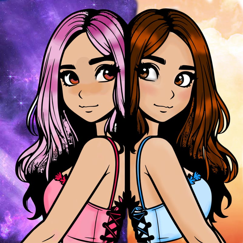 a realistic girl split