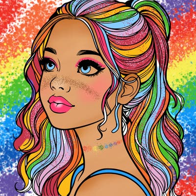 beautiful realistic girl