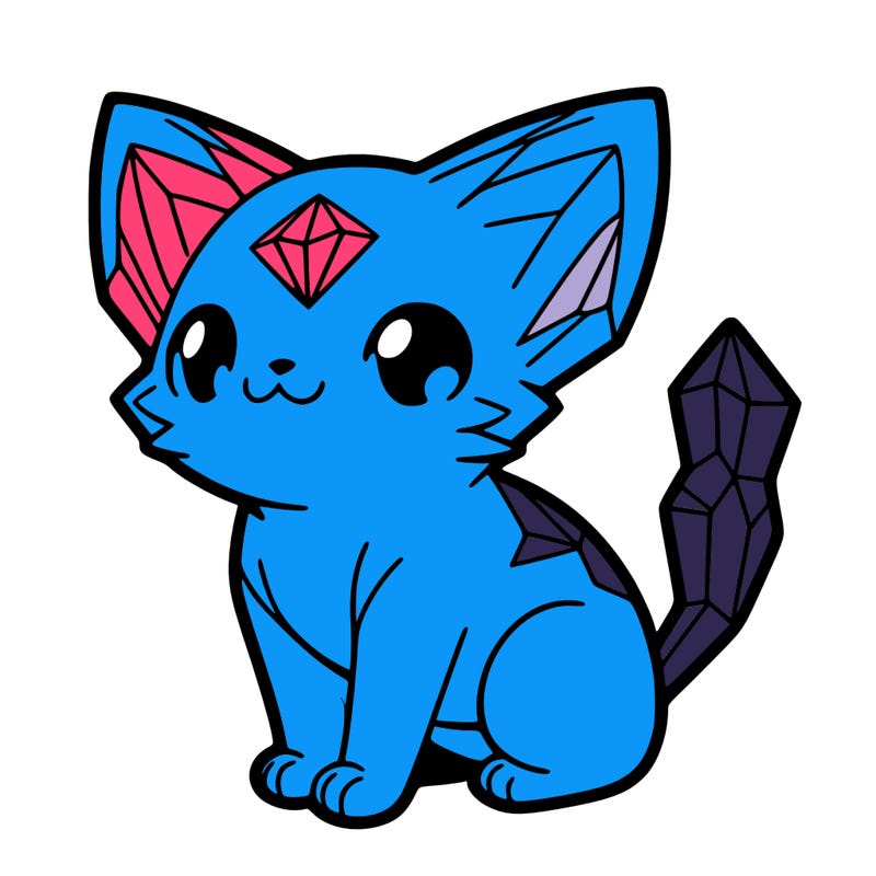 crystal kitten