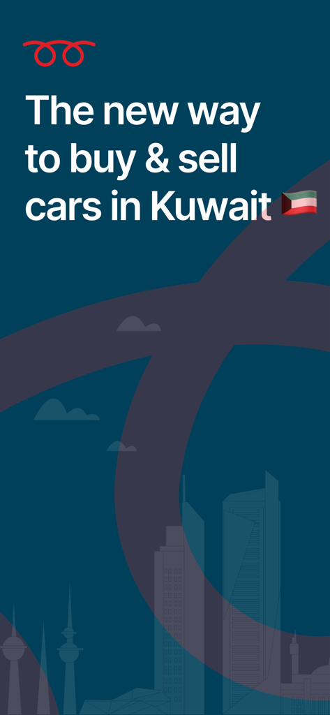 Motorgy - Buy & Sell Cars - Introduction screen of the Motorgy app for buying and selling cars in Kuwait