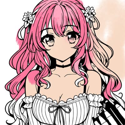 anime beautiful girl