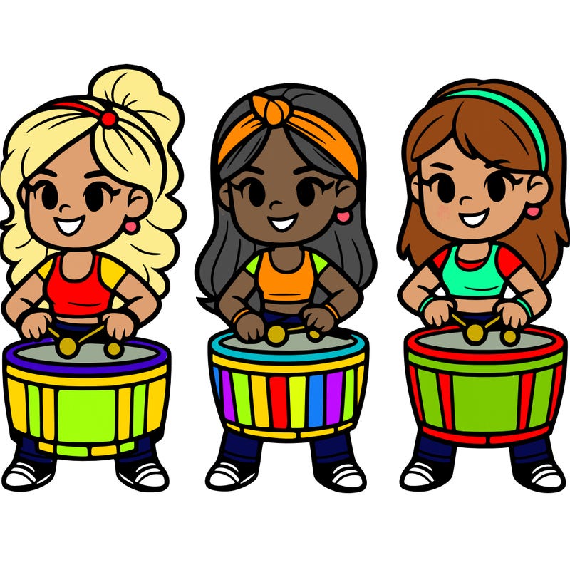 women drummers batucada