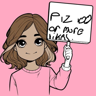 realistic girl holding up a sign