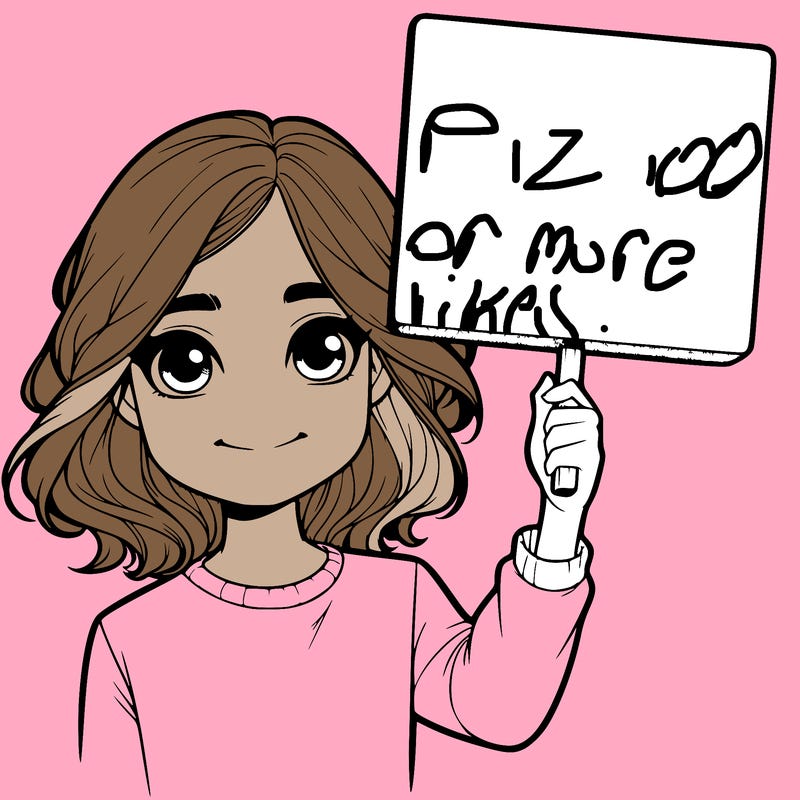 realistic girl holding up a sign