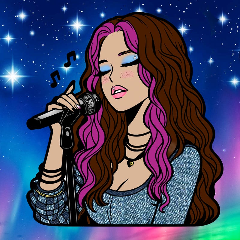 realistic female singer