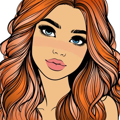 beautiful realistic girl