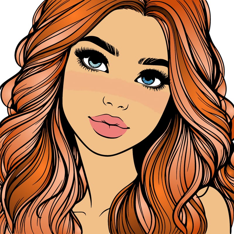 beautiful realistic girl