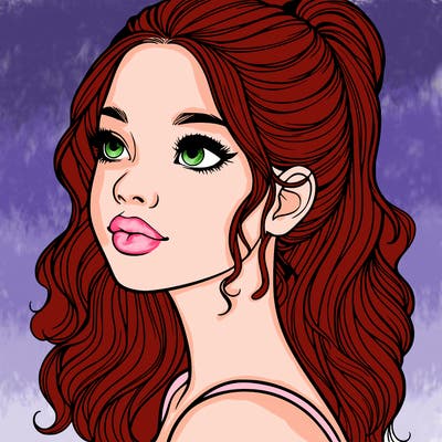 beautiful realistic girl