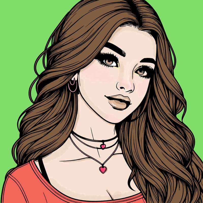 detailed realistic girl