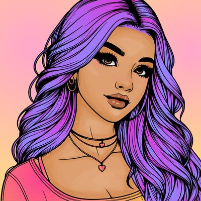 detailed realistic girl