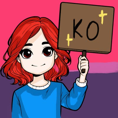 realistic girl holding up a sign