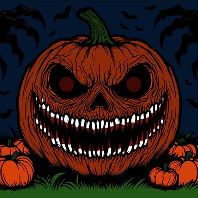 terrifying pumpkin