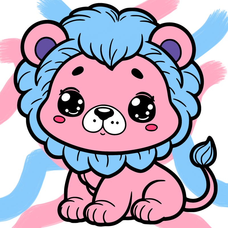 cute lion