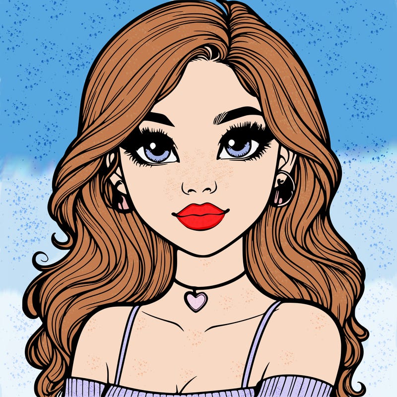 realistic pretty girl