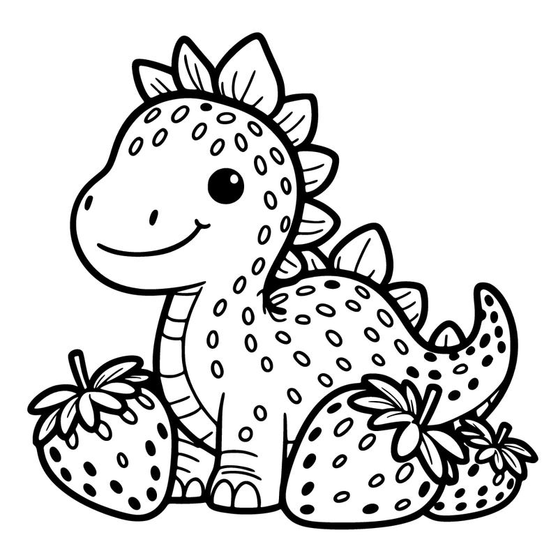 strawberry dinosaur
