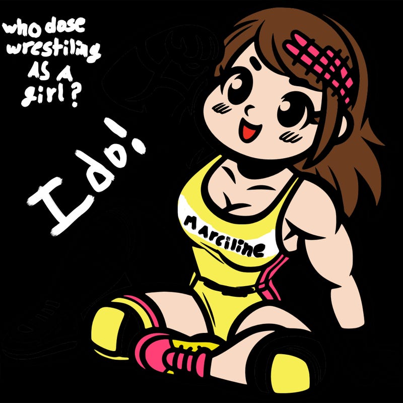wrestling girl