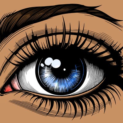 realistic eye
