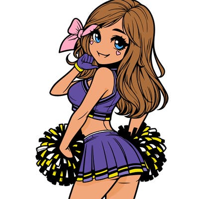 realistic cheerleader