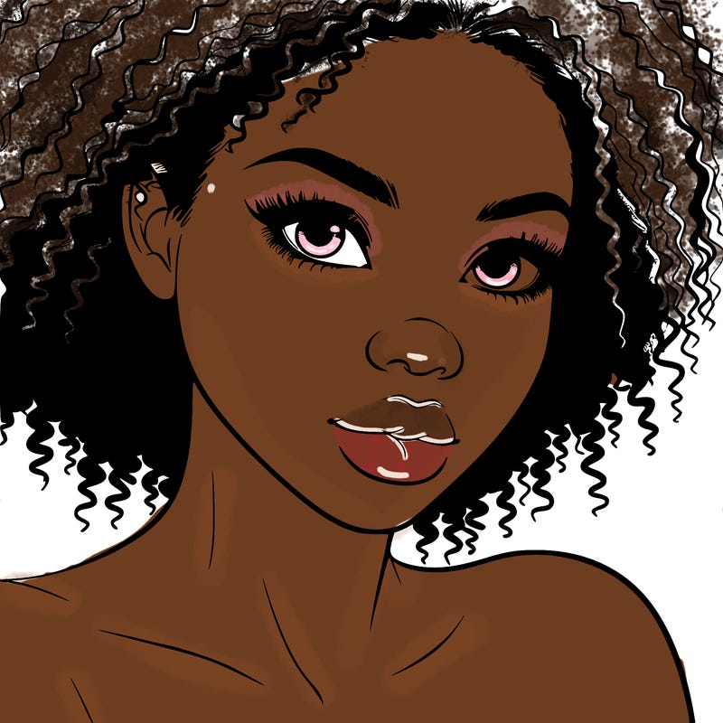 realistic black girl