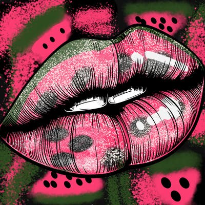 realistic lips