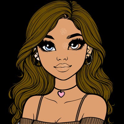 realistic pretty girl