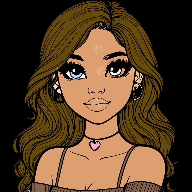 realistic pretty girl