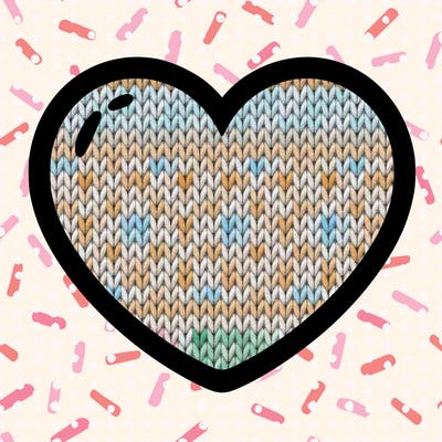 a blank heart