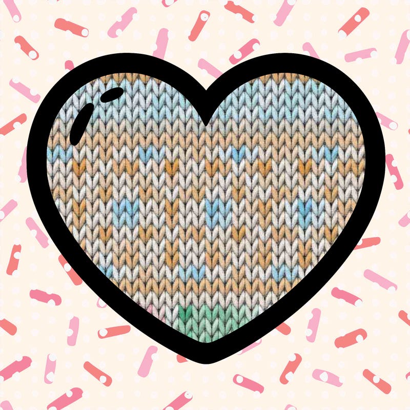 a blank heart
