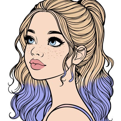 beautiful realistic girl