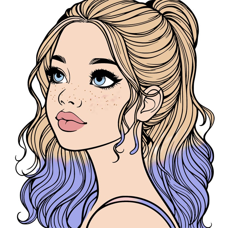 beautiful realistic girl