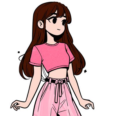 girl in a cute crop top