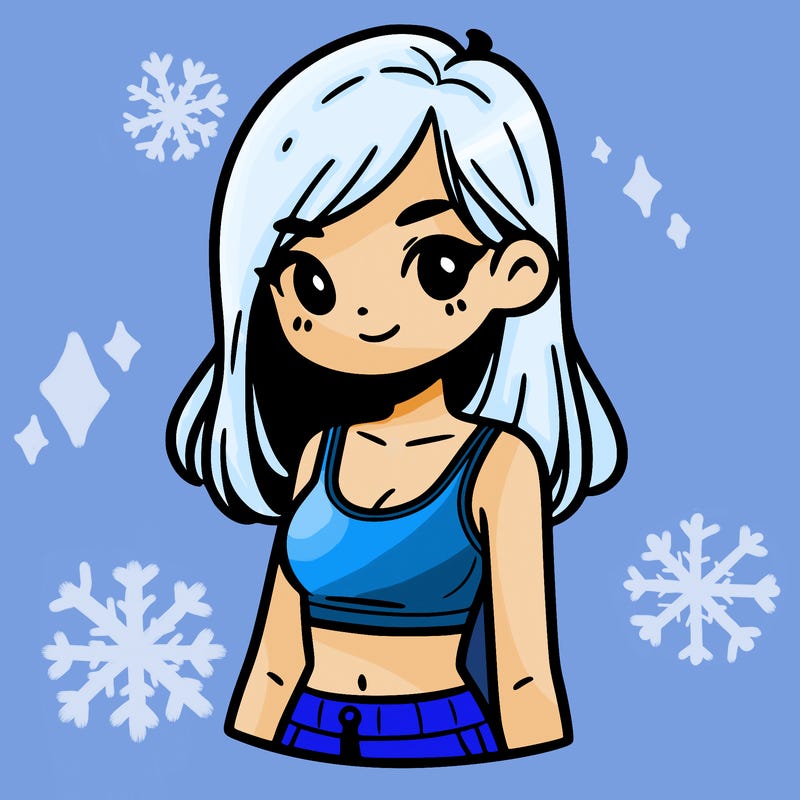 girl with crop top