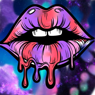 lips that look realistic and drip