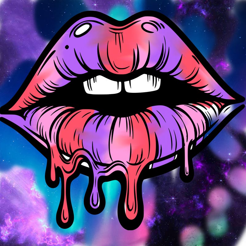 lips that look realistic and drip