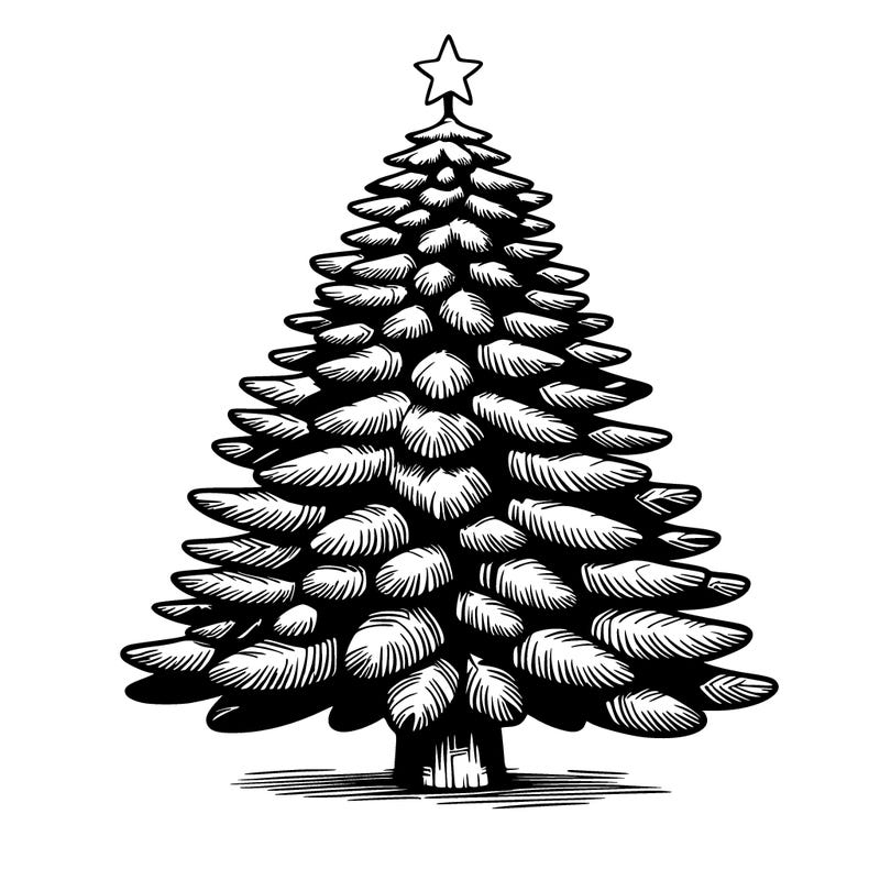 -realistic christmas tree