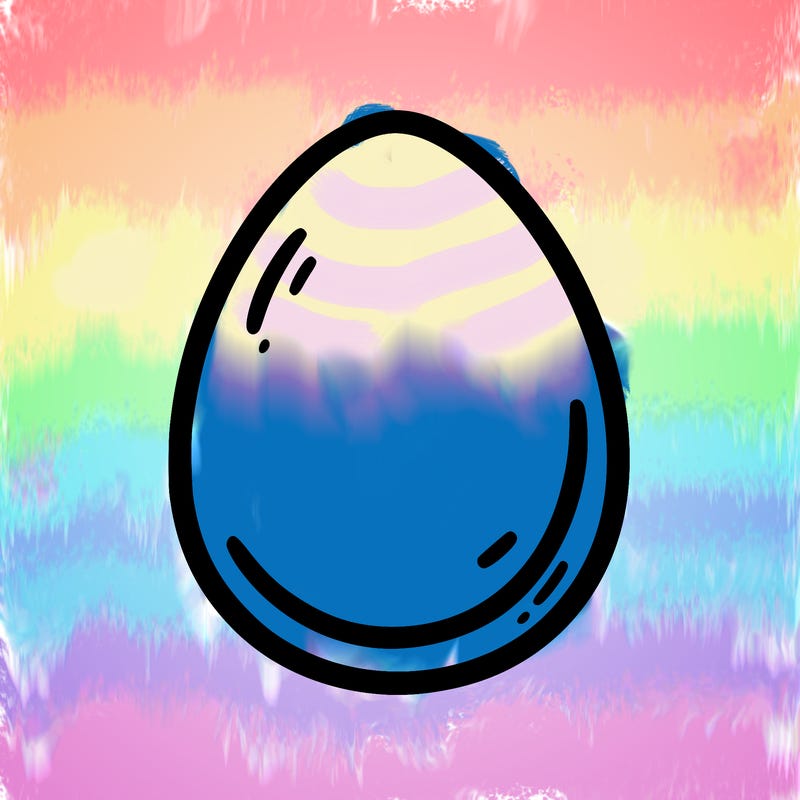 easter egg that is blank