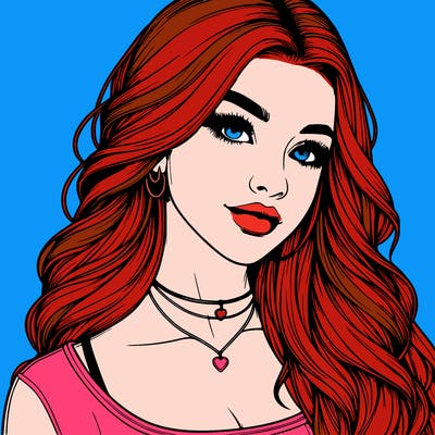 detailed realistic girl