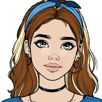 realistic teenage girl