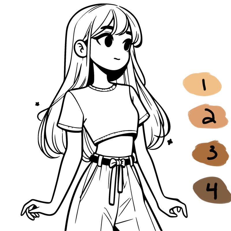 girl in a cute crop top