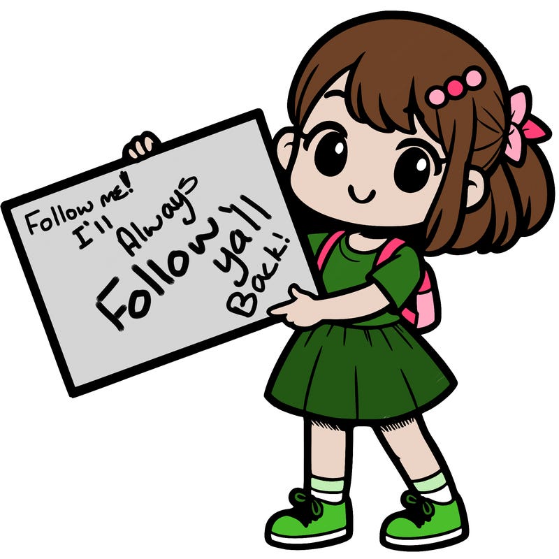 girl holding a big sign