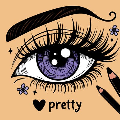pretty eye