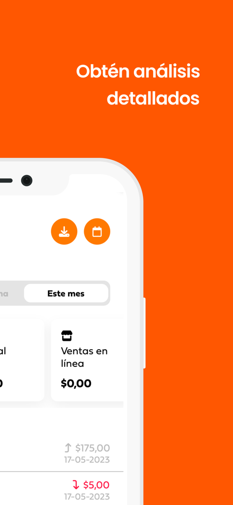 Cabal app interface showing sales reports and financial analytics