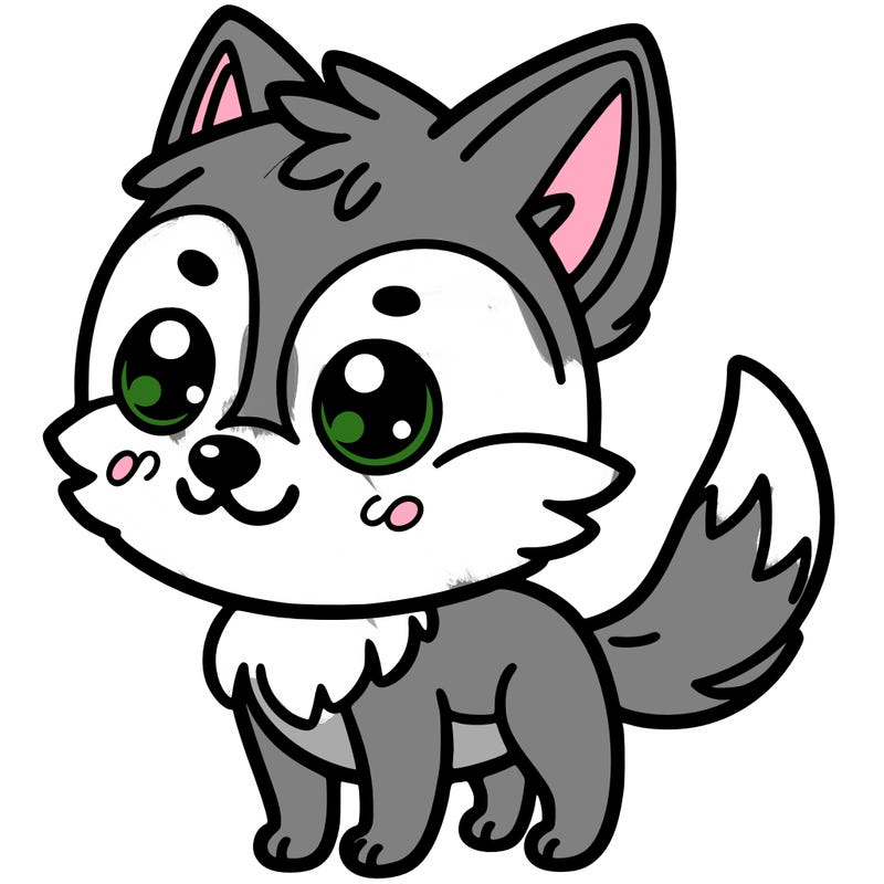 cute wolf