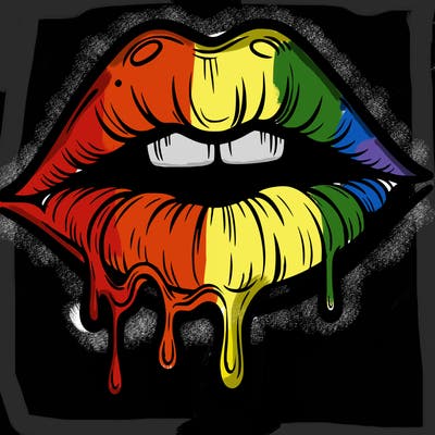 lips that look realistic and drip