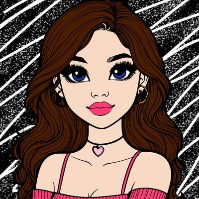 realistic pretty girl