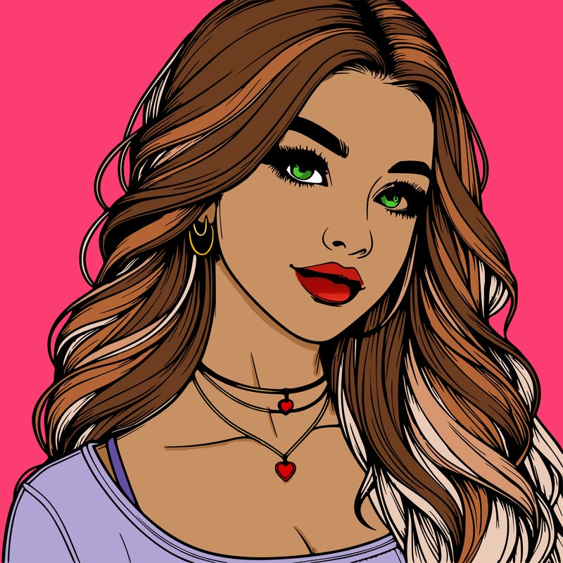 detailed realistic girl