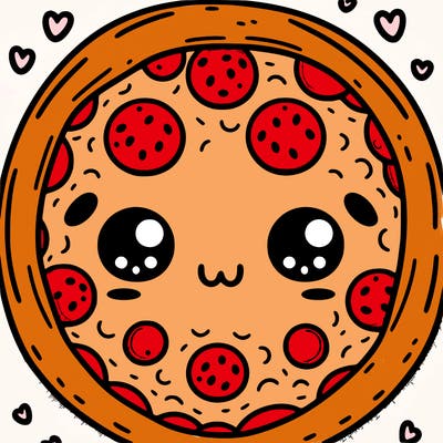 cute pizza